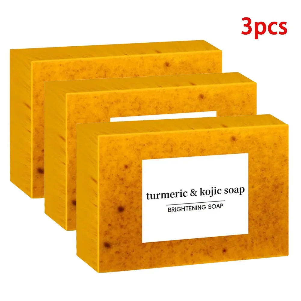 Savon Curcuma & Acide Kojique | Éclat & Luminosité | Soin Visage & Corps Naturel