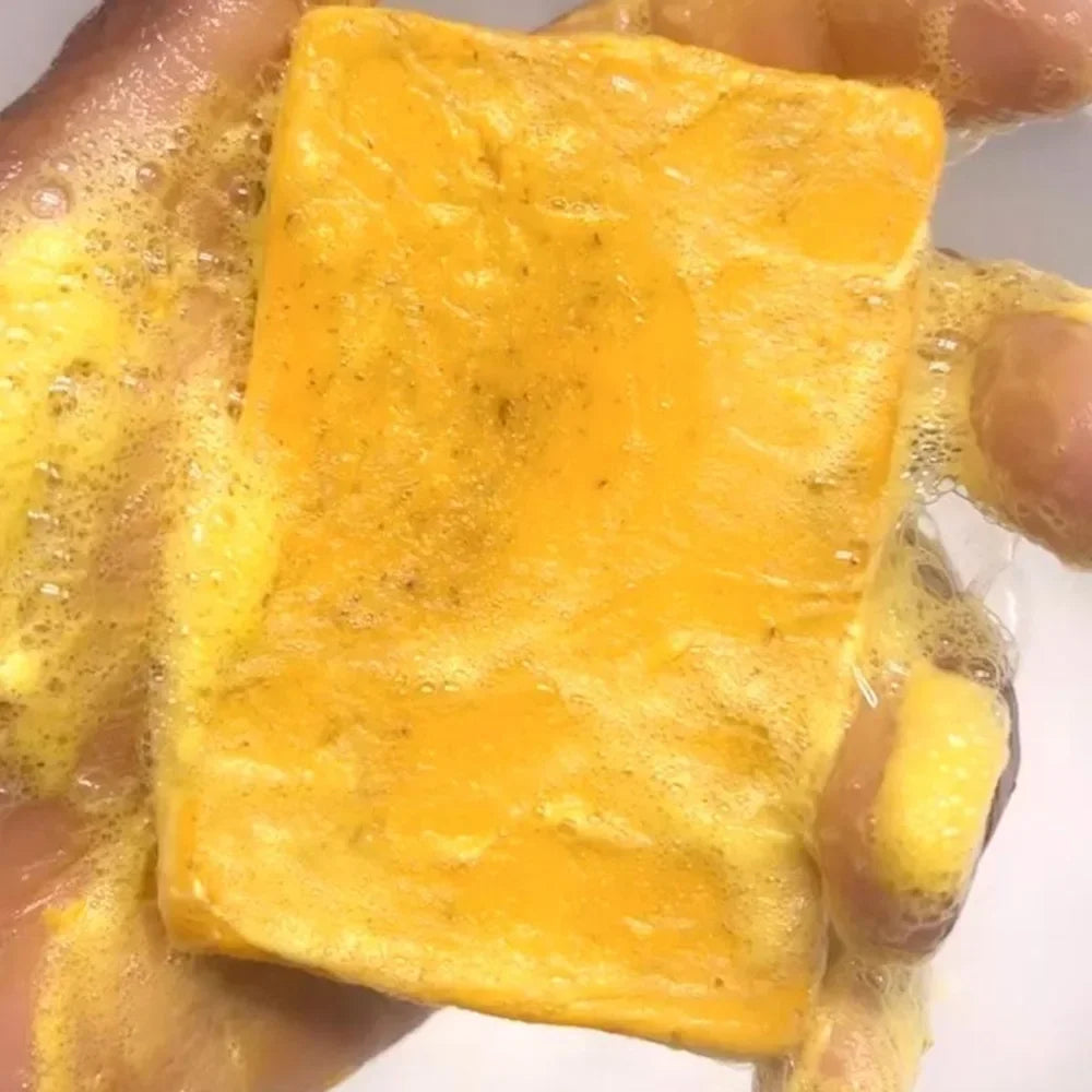 Savon Curcuma & Acide Kojique | Éclat & Luminosité | Soin Visage & Corps Naturel